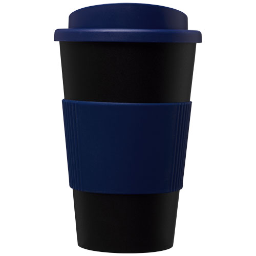 Kubek termiczny z serii Americano® o pojemności 350 ml z uchwytem Czarny-Niebieski 21000202 (2)