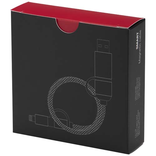SMART 65 W, magnetyczny kabel ładujący 5 w 1, długość 100 cm, certyfikowany zgodnie ze standardem RCS  Czarny 12449590 (2)