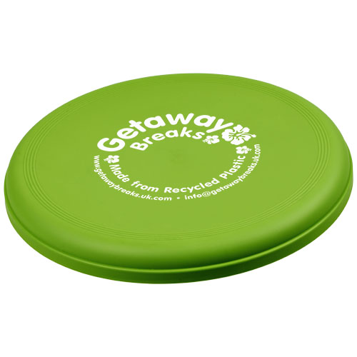 Orbit frisbee z tworzywa sztucznego pochodzącego z recyklingu Limonkowy 12702963 (1)