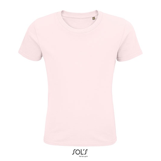 T-shirt Dziecięcy Klasyczny Bawełna Organiczna Pale Pink L03578-544763 
