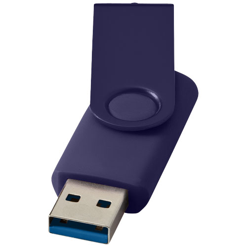 Rotate metaliczny pendrive wyposażony w interfejs USB 3.0 Niebieski 1Z50852N 