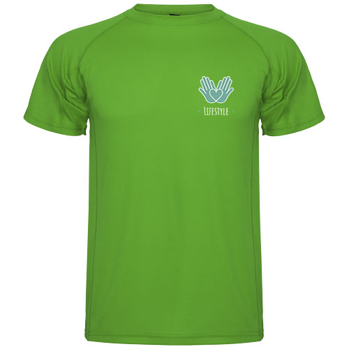 Montecarlo sportowa koszulka męska z krótkim rękawem Green Fern R04255D1 (1)