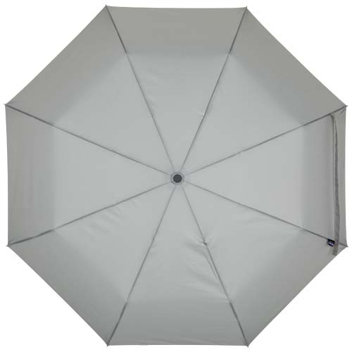 Składany parasol SMART 21 cali, wykonany z tworzywa sztucznego RPET Jasny szary 13016280 (3)