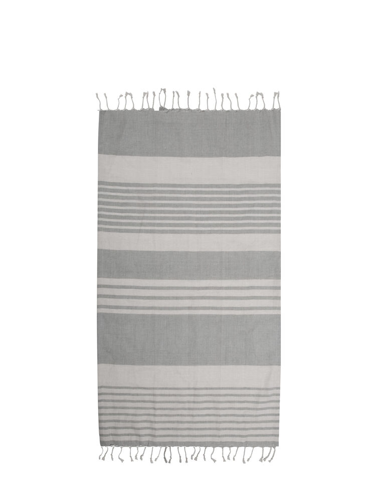 Gadżet reklamowy - Ręcznik ELLA HAMAM 90x170CM, szary