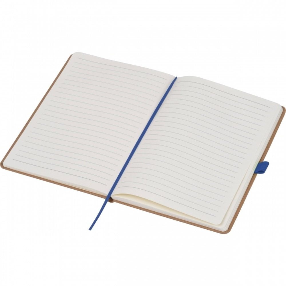 Notatnik A5 w linie z papieru z recyklingu BOURNEMOUTH Niebieski 528304 (1)