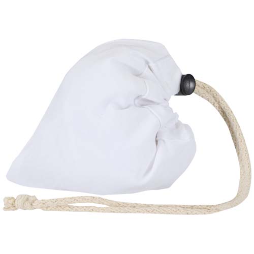 Madras Blend - torba na zakupy, wykonana z recyklingowanej baweły o gramaturze 140 g/m² posiadającej certyfikat GRS, składana Biały 12080501 (5)