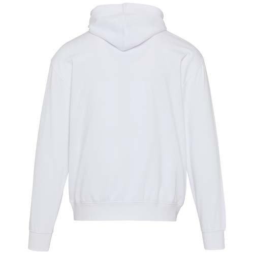 Boris 280 g/m2 bluza z kapturem unisex z bawełny organicznej z certyfikatem OCS w stylu oversize Biały 39563010 (3)