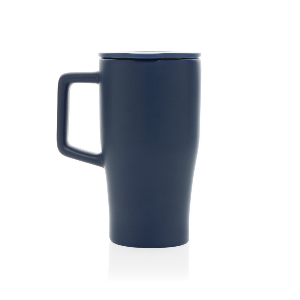 Ceramiczny kubek podrożny 490 ml Granatowy P437.2225 (2)