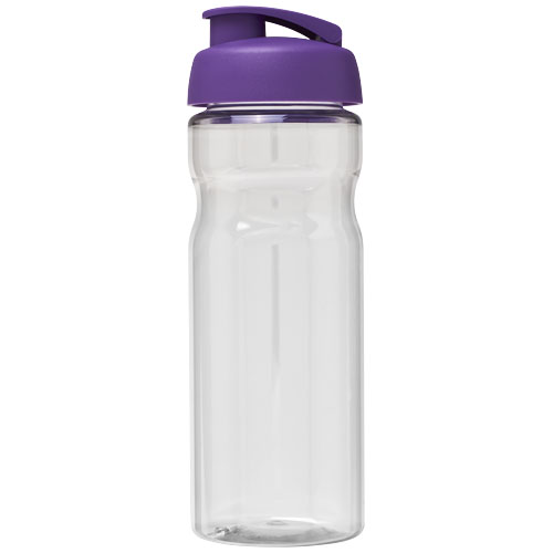 Bidon H2O Base® o pojemności 650 ml z wieczkiem zaciskowym Przezroczysty-Fioletowy 21004509 (2)