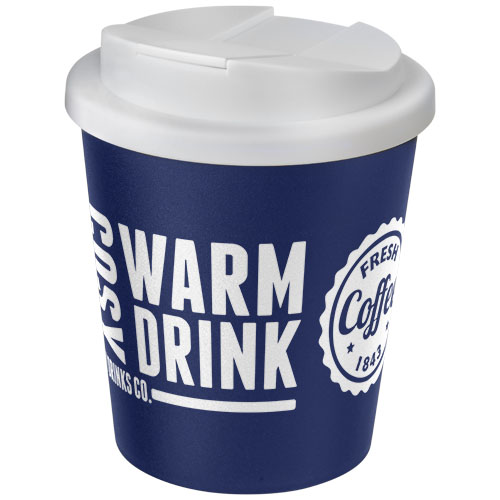 Americano® Espresso 250 ml tumbler with spill-proof lid Niebieski-Biały 21069909 (1)