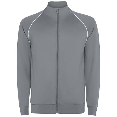 Bluza dziecięca Valier z zamkiem błyskawicznym na całej długości Szary K0437C4F 