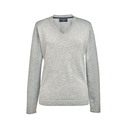 Damski sweter z dekoltem w serek Silver BR2307-814007 