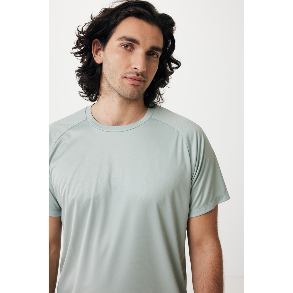 Koszulka sportowa Iqoniq Tikal, poliester z recyklingu Zielony T9102.023.4XL (3)