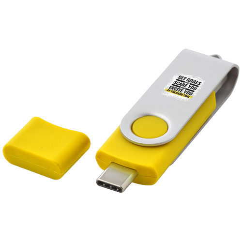 Pamięć OTG obracana USB typu C Żółty 1Z51411K (1)