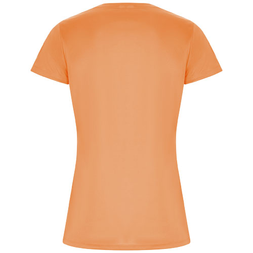 Imola sportowa koszulka damska z krótkim rękawem Fluor Orange R04283L1 (2)