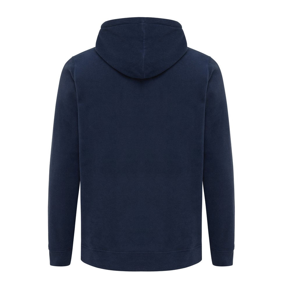 Bluza z kapturem z mikropolaru Iqoniq Trivor, RPET Niebieski T9403.002.XXL (5)