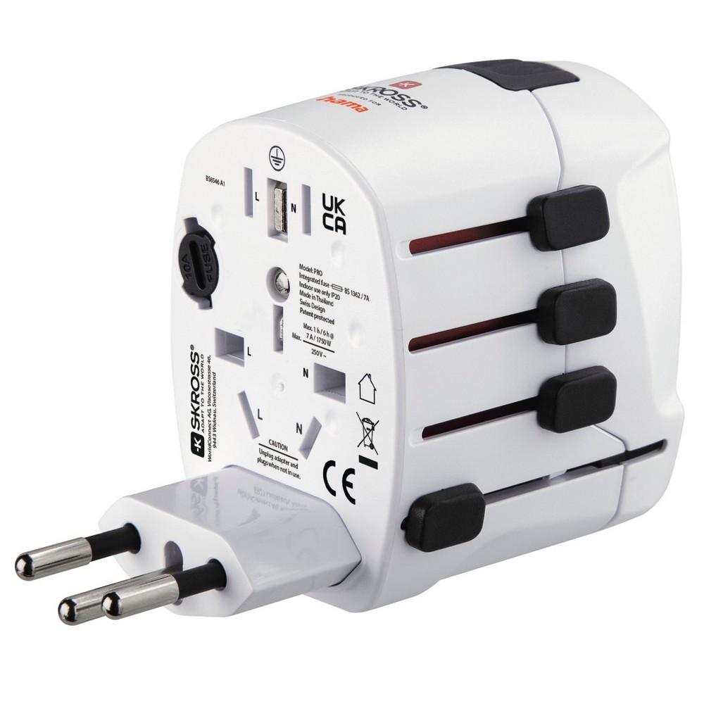 Adapter podróżny Skross for Hama Pro Biały VH050-02 (7)
