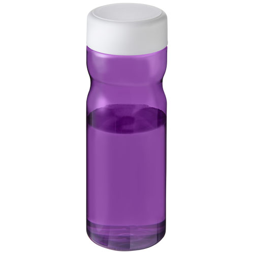 H2O Active® Eco Base 650 ml screw cap water bottle Fioletowy-Biały 21043509 