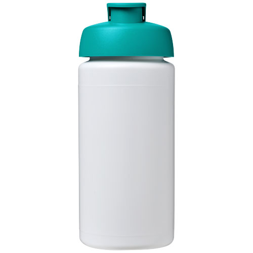 Bidon Baseline® Plus o pojemności 500 ml z wieczkiem zaciskowym i uchwytem Biały-Akwamarynowy 21007205 (2)