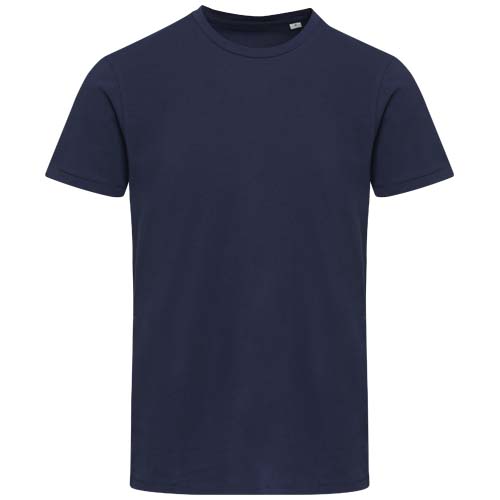 Balfour organiczna koszulka unisex o gramaturze 200 g/m² z krótkim rękawem i certyfikatem OCS Granatowy 3955755A (2)
