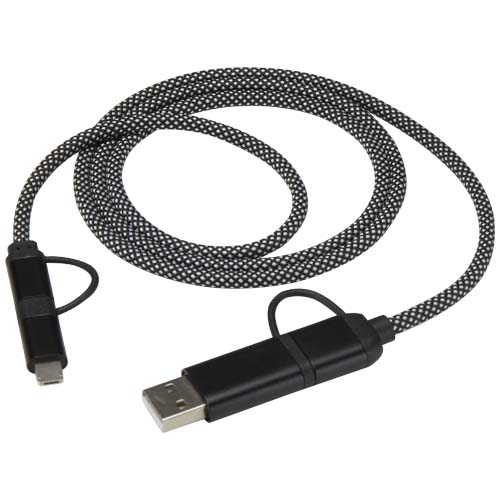 SMART 65 W, magnetyczny kabel ładujący 5 w 1, długość 100 cm, certyfikowany zgodnie ze standardem RCS  Czarny 12449590 