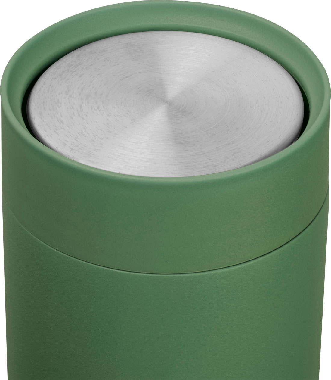 Kubek termiczny stalowy z recyklingu LE PORT MoLu 360 ml Oliwkowy 535319 (6)