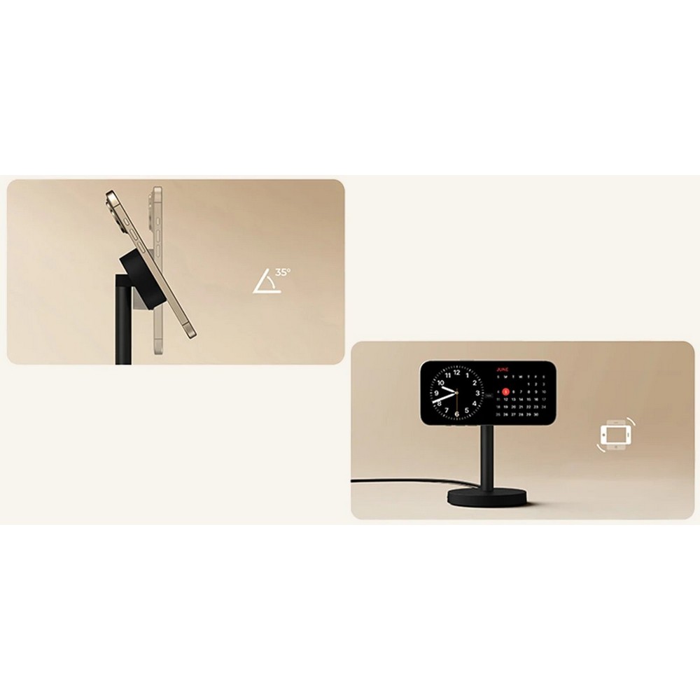 Magnetyczna ładowarka bezprzewodowa 25W Aukey Czarny VAM16-03 (5)