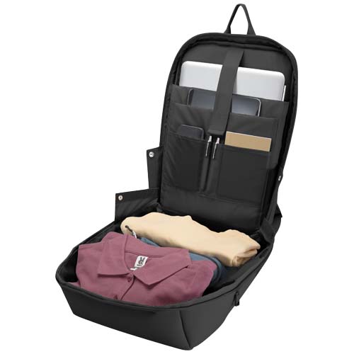 SMART plecak na laptopa 15” wykonany z materiałów z recyklingu (certyfikat GRS), o pojemności 18 litrów Czarny 13015390 (5)