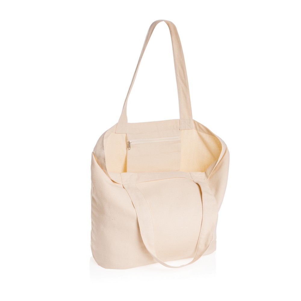 Torba na zakupy AWARE™, bawełna z recyklingu Biały P762.960 (1)