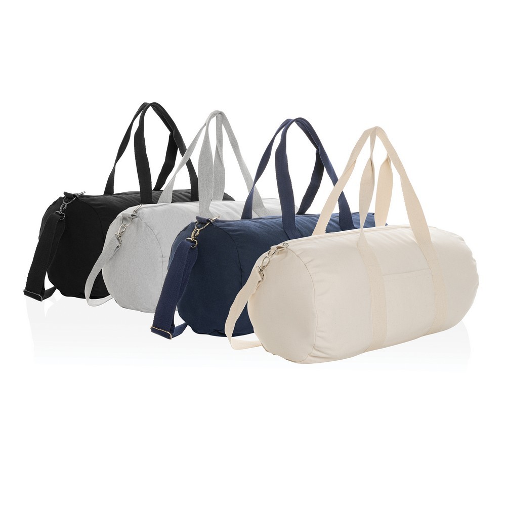 Torba sportowa, podróżna AWARE™, bawełna z recyklingu Biały P707.190 (5)