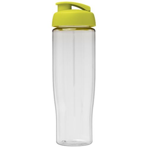Bidon H2O Tempo® o pojemności 700 ml z wieczkiem zaciskowym Przezroczysty-Limonkowy 21004004 (2)