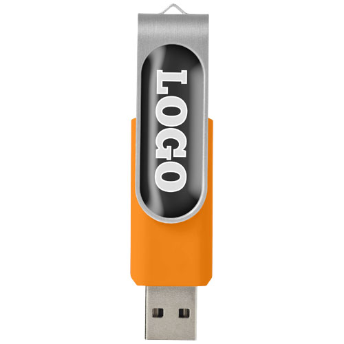Rotate pendrive wyposażony w interfejs USB 3.0 z wypukłym nadrukiem Pomarańczowy 1Z50931N (1)