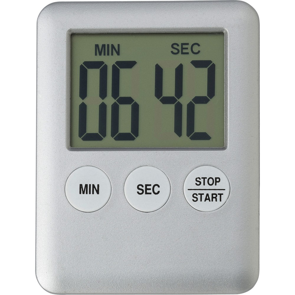 Minutnik kuchenny z magnesem Srebrny V8554-32 