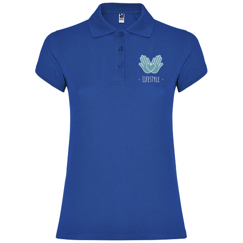 Star koszulka damska polo z krótkim rękawem Royal R66344T5 (1)