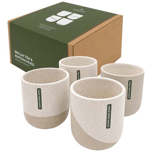 Zestaw kubków do herbaty i matchy Originalhome Reclay 350 ml  Biały 12643401 