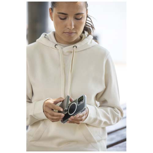 Powerbank Avis 5000 mAh z recyklingowanego aluminium posiadającego certyfikację RCS, z wbudowanym magnesem  Metaliczny grafitowy 12444382 (8)