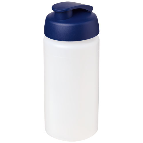 Bidon Baseline® Plus o pojemności 500 ml z wieczkiem zaciskowym i uchwytem Przezroczysty-Niebieski 21007217 