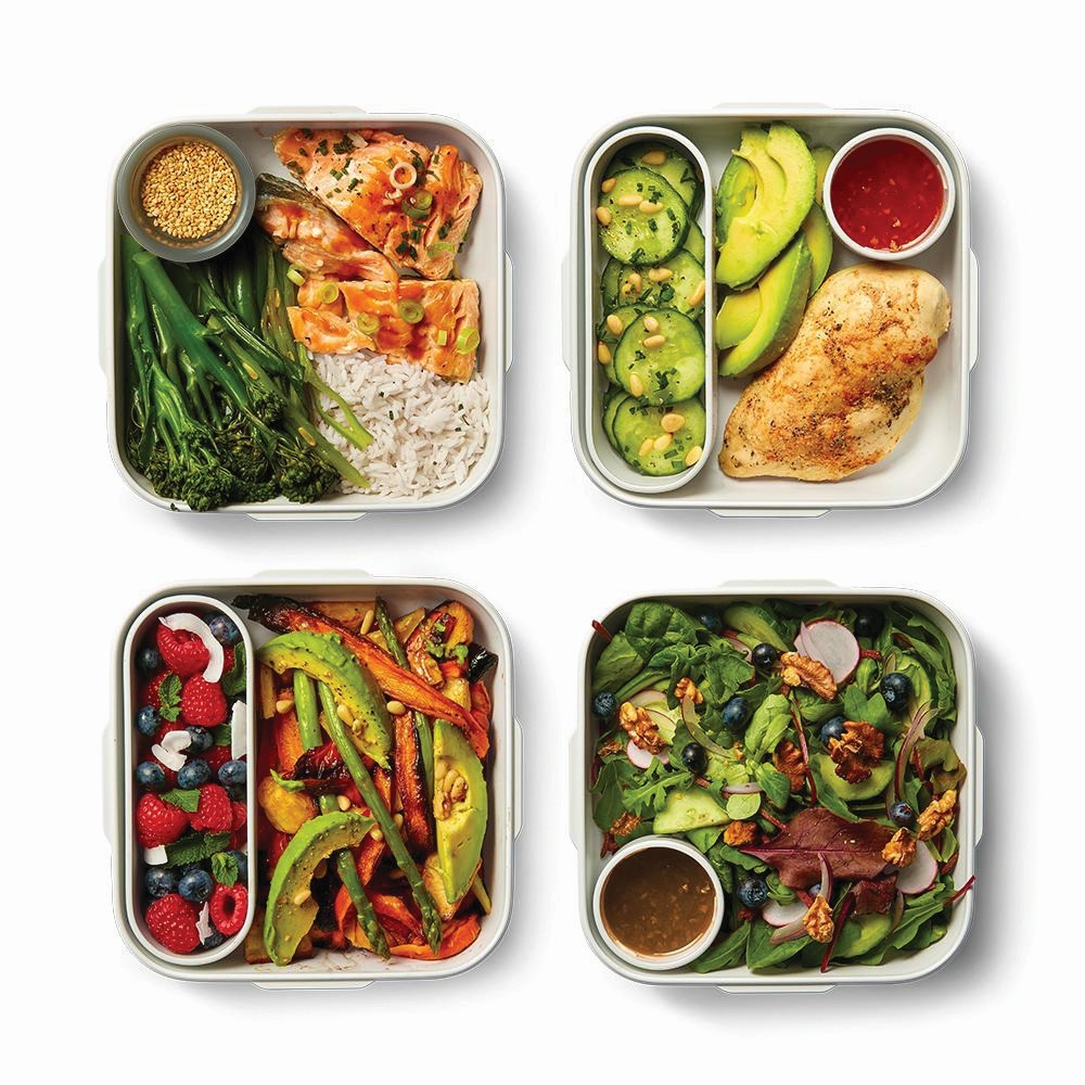 Lunchbox, pudełko śniadaniowe Black+Blum Zielony P439.0233 (10)