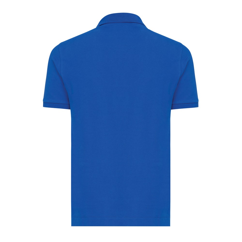 Koszulka polo z bawełny z recyklingu Iqoniq Yosemite Niebieski T9200.025.4XL (1)