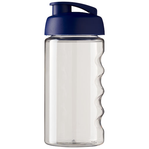 Bidon H2O Bop® o pojemności 500 ml z wieczkiem zaciskowym Przezroczysty-Niebieski 21005002 (2)