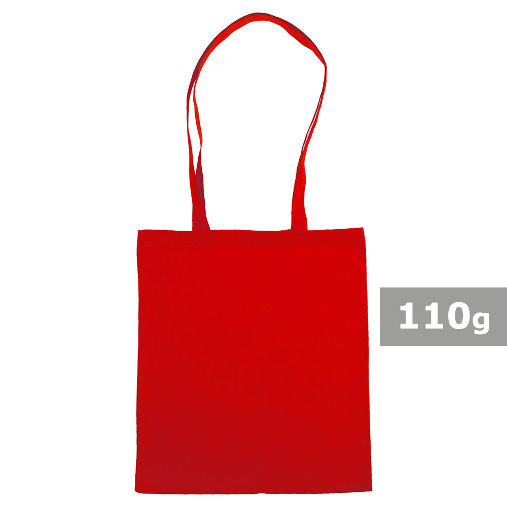 Torba bawełniana na zakupy Czerwony V5801-05 