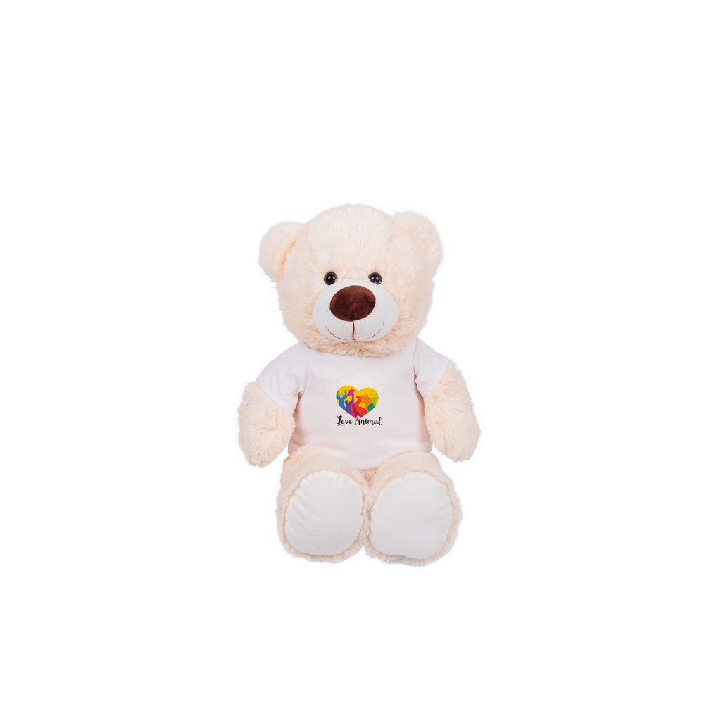 Pluszowy miś | Bernie Honey Biały HE332-02 