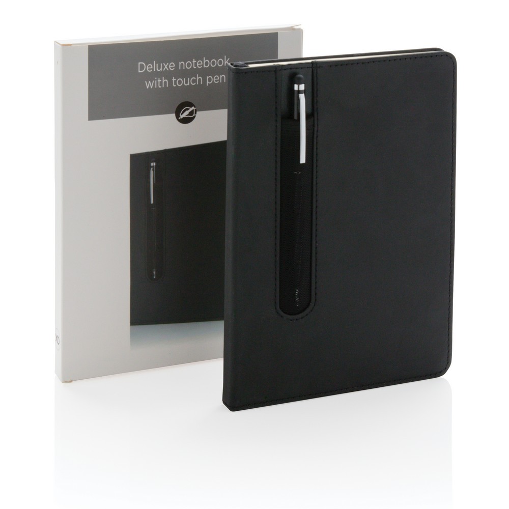 Notatnik A5 Deluxe, touch pen Czarny P773.311 (5)