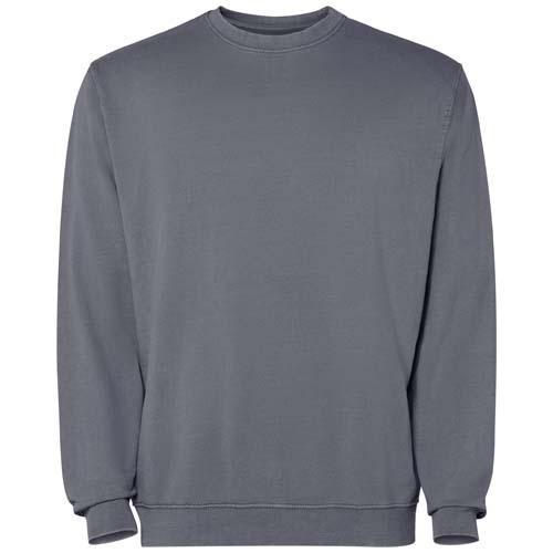 Jaya sweter unisex z okrągłym dekoltem Ciemny szary R2203E20 