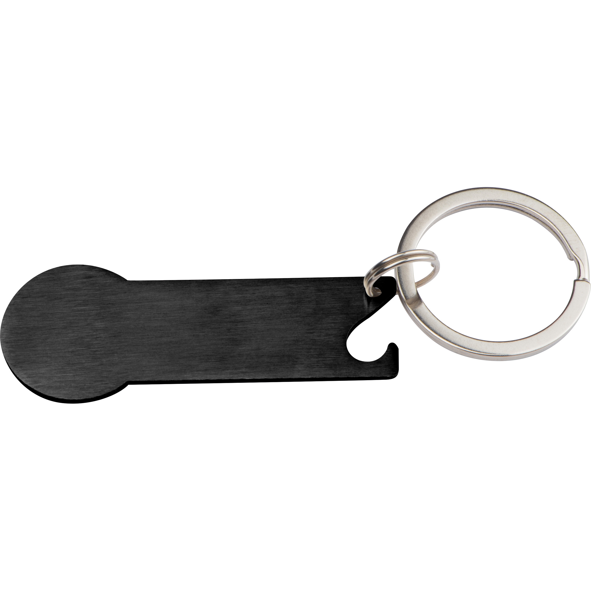 Brelok metalowy otwieracz do butelek STICKIT Czarny 158303 