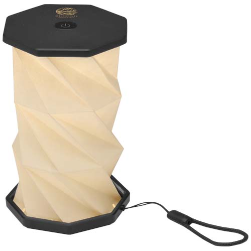 Celestia - rozkładana lampka stołowa wykonana z tworzywa sztucznego pochodzącego z recyklingu Czarny 12452190 (1)