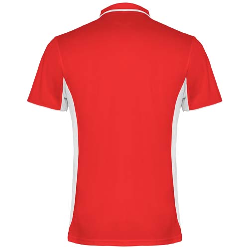 Montmelo koszulka polo unisex z krótkim rękawem Czerwony-Biały R04218N1 (2)