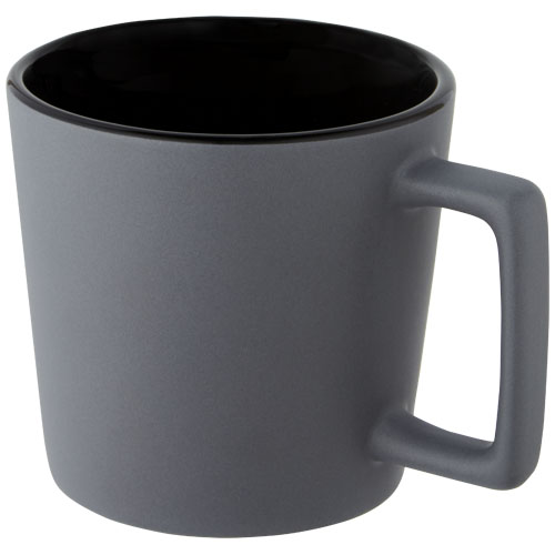 Cali Kubek ceramiczny o pojemności 370 ml z matowym wykończeniem Czarny-Matowy szary 10090090 (5)