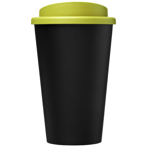 Kubek Americano Eco z recyklingu o pojemności 350 ml Czarny-Limonkowy 21042209 (2)