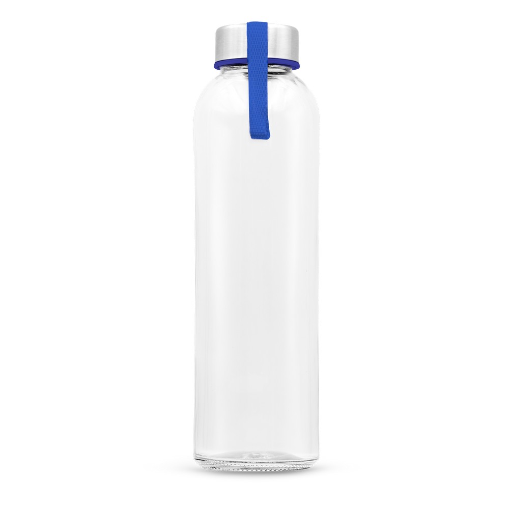 Szklana butelka 500 ml z kolorową wstążką | Viivi Granatowy VA062-04 (5)